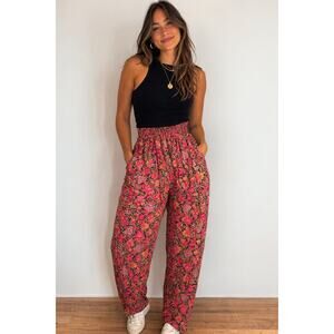 NEW Vintage Laura Ashley 1990s VTG High Waist Ditsy Floral Cotton Trouser Pants